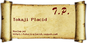 Tokaji Placid névjegykártya